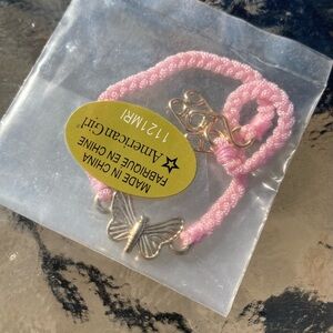 American Girl CYO Let’s Smile butterfly necklace